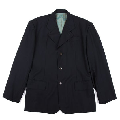 Jean Paul GAULTIER HOMME Wool 3-Button Jacket Navy Size 50