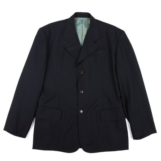 Jean Paul GAULTIER HOMME Wool 3-Button Jacket Navy Size 50
