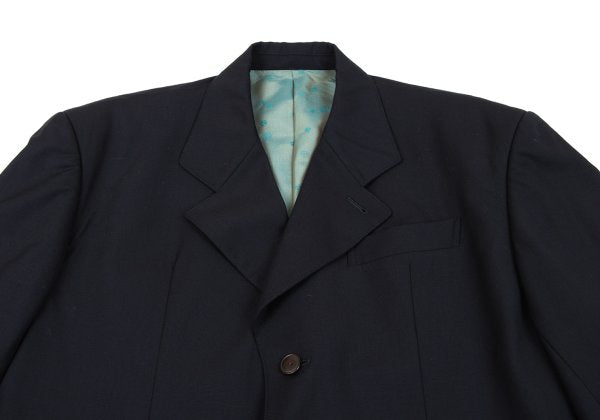 Jean Paul GAULTIER HOMME Wool 3-Button Jacket Navy Size 50
