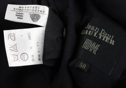 Jean Paul GAULTIER HOMME Wool 3-Button Jacket Navy Size 50