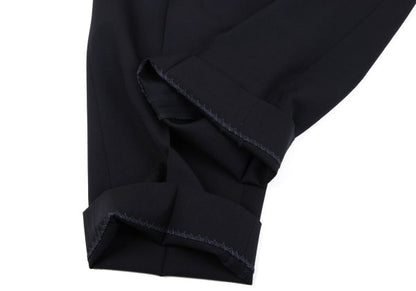 Jean Paul GAULTIER HOMME Wool Pleated Pants Navy Size 48
