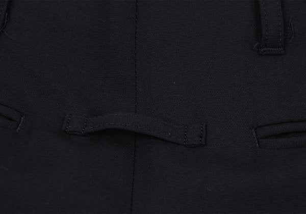 Jean Paul GAULTIER HOMME Wool Pleated Pants Navy Size 48