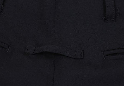 Jean Paul GAULTIER HOMME Wool Pleated Pants Navy Size 48