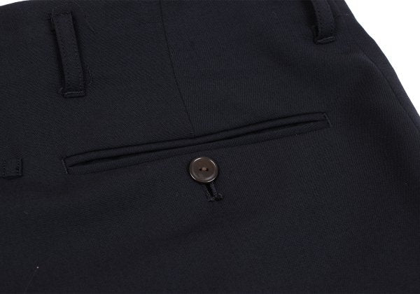 Jean Paul GAULTIER HOMME Wool Pleated Pants Navy Size 48