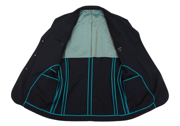 Jean Paul GAULTIER HOMME Wool Setup Jacket Blue Size 50