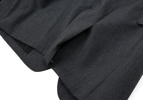 Jean Paul GAULTIER HOMME Wool Inner Jacket Gray Size 50