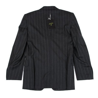 Jean Paul GAULTIER HOMME Striped Wool 3B Jacket Gray Size 48
