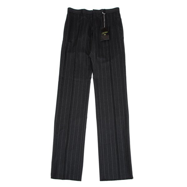 Jean Paul GAULTIER HOMME Wool Stripe Pants Gray Size 48