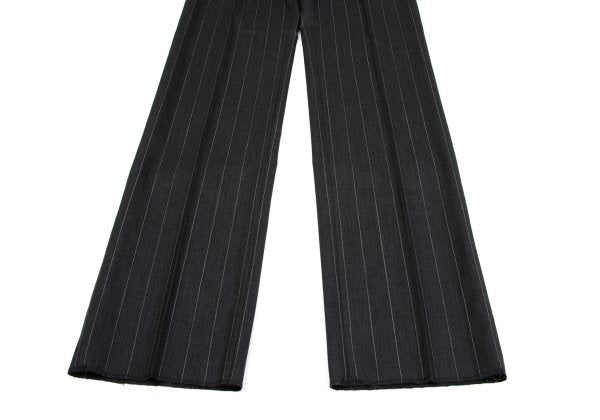 Jean Paul GAULTIER HOMME Wool Stripe Pants Gray Size 48