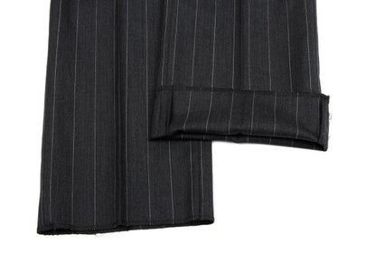 Jean Paul GAULTIER HOMME Wool Stripe Pants Gray Size 48