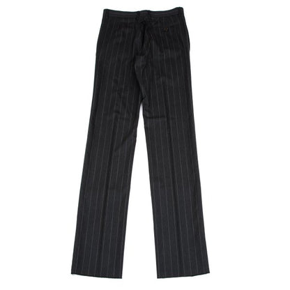 Jean Paul GAULTIER HOMME Wool Stripe Pants Gray Size 48
