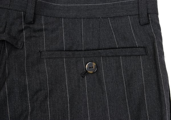 Jean Paul GAULTIER HOMME Wool Stripe Pants Gray Size 48