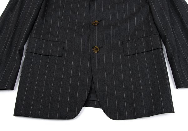 Jean Paul GAULTIER HOMME Wool Stripe Jacket Gray Size 48