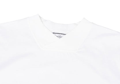 GIANNI VERSACE Rib Neck Cotton T-Shirt White Size 48