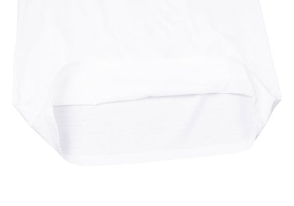 GIANNI VERSACE Rib Neck Cotton T-Shirt White Size 48