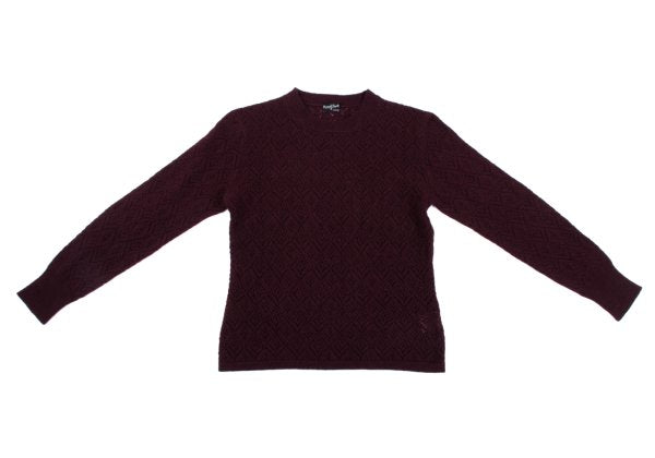 MARGARET HOWELL Openwork Wool Knit Sweater Red Size 2