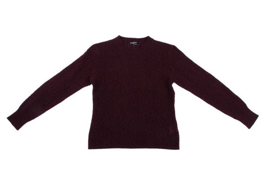 MARGARET HOWELL Openwork Wool Knit Sweater Red Size 2