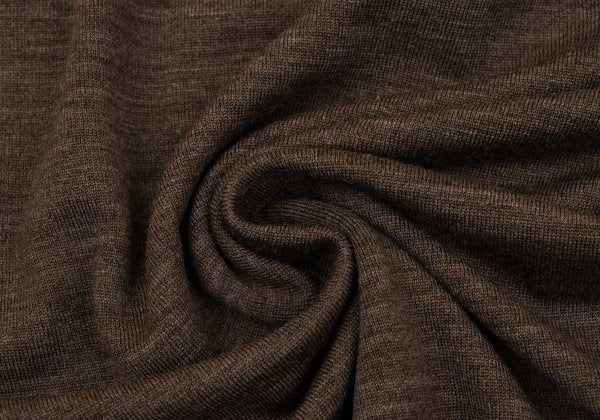 MARGARET HOWELL Brown Mélange Wool Turtleneck Sweater Size M