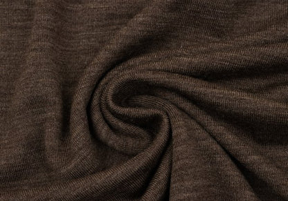 MARGARET HOWELL Brown Mélange Wool Turtleneck Sweater Size M