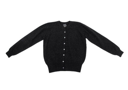 MARGARET HOWELL Charcoal Wool Round Collar Cardigan Size M
