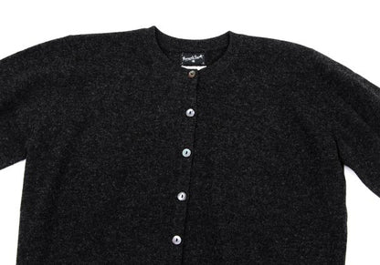 MARGARET HOWELL Charcoal Wool Round Collar Cardigan Size M