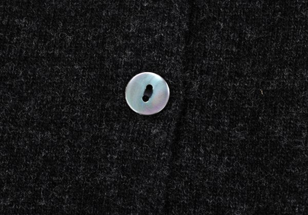 MARGARET HOWELL Charcoal Wool Round Collar Cardigan Size M