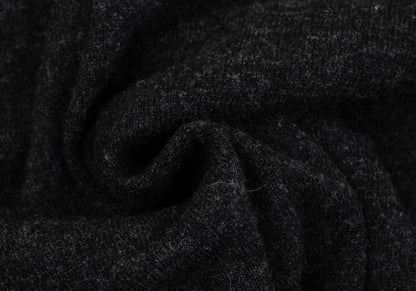 MARGARET HOWELL Charcoal Wool Round Collar Cardigan Size M