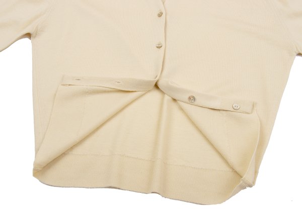 MARGARET HOWELL Wool Knit Cardigan Cream Size M