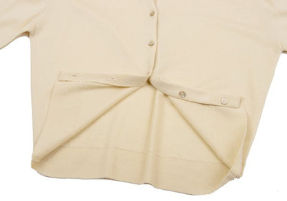 MARGARET HOWELL Wool Knit Cardigan Cream Size M