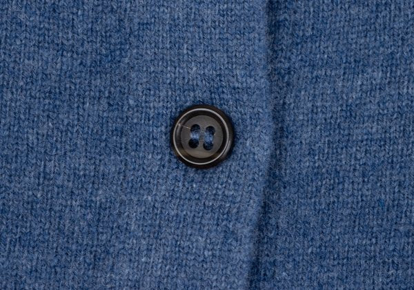 MARGARET HOWELL Cashmere Blend Wool Cardigan Blue Size 2