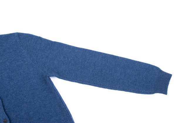 MARGARET HOWELL Cashmere Blend Wool Cardigan Blue Size 2