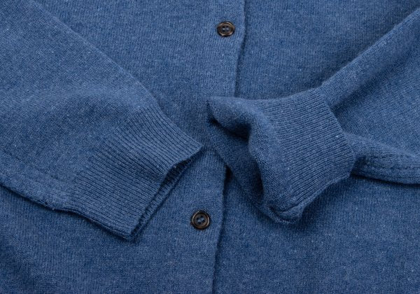 MARGARET HOWELL Cashmere Blend Wool Cardigan Blue Size 2