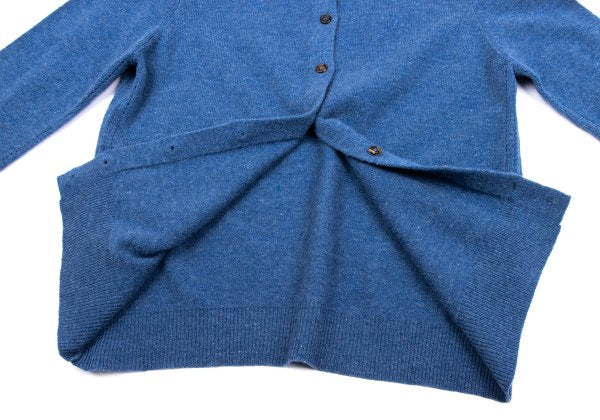 MARGARET HOWELL Cashmere Blend Wool Cardigan Blue Size 2
