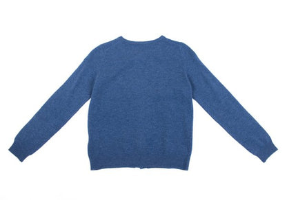 MARGARET HOWELL Cashmere Blend Wool Cardigan Blue Size 2