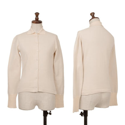 MARGARET HOWELL Light Pink Cotton Collared Cardigan Size M