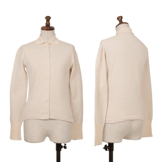 MARGARET HOWELL Light Pink Cotton Collared Cardigan Size M