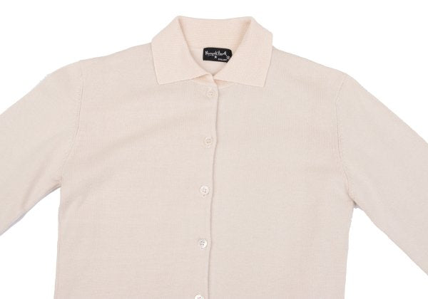 MARGARET HOWELL Light Pink Cotton Collared Cardigan Size M