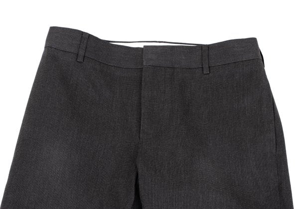MARGARET HOWELL Cotton Back Belt Cropped Pants Gray Size 3