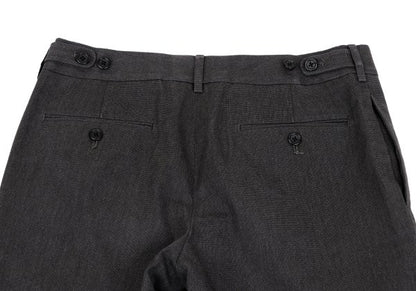 MARGARET HOWELL Cotton Back Belt Cropped Pants Gray Size 3