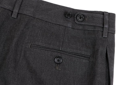 MARGARET HOWELL Cotton Back Belt Cropped Pants Gray Size 3