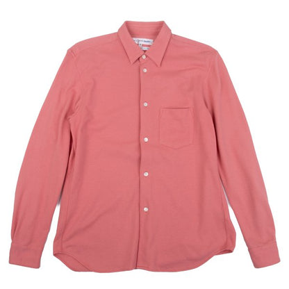 COMME des GARCONS SHIRT Pique Cotton Poly Shirt Pink Size M