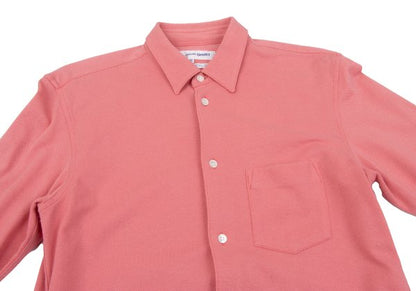 COMME des GARCONS SHIRT Pique Cotton Poly Shirt Pink Size M