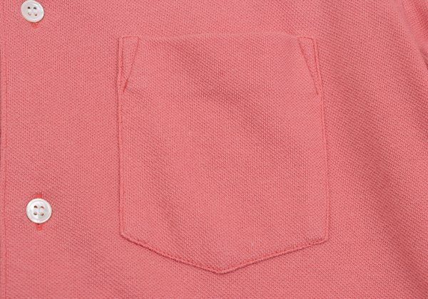 COMME des GARCONS SHIRT Pique Cotton Poly Shirt Pink Size M