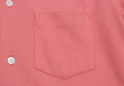 COMME des GARCONS SHIRT Pique Cotton Poly Shirt Pink Size M
