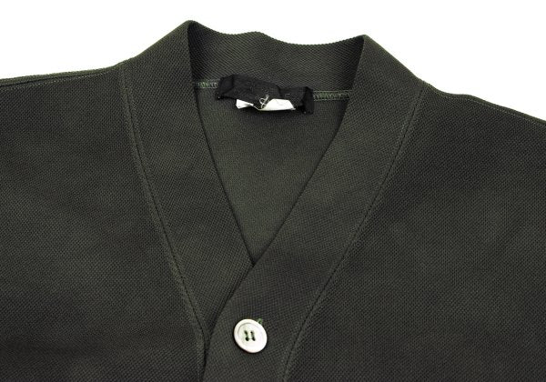 COMME des GARCONS HOMME DEUX Poly Cardigan Green Size M