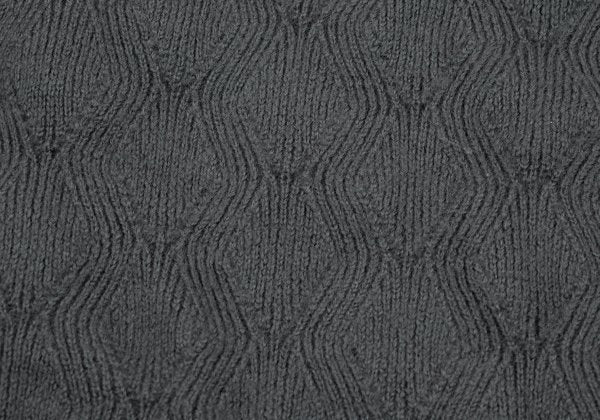COMME des GARCONS HOMME PLUS Wool Zigzag Sweater Gray Size M
