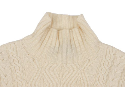 COMME des GARCONS HOMME PLUS Wool Line Knit Ivory Size M