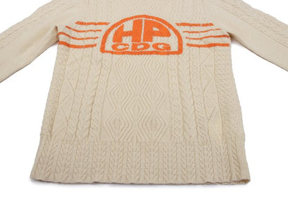 COMME des GARCONS HOMME PLUS Wool Line Knit Ivory Size M