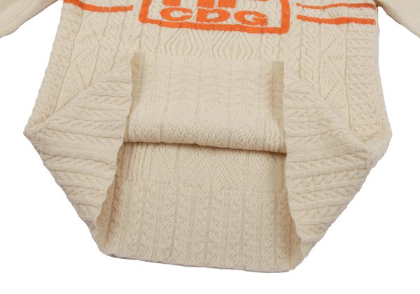 COMME des GARCONS HOMME PLUS Wool Line Knit Ivory Size M