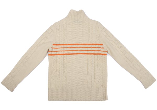COMME des GARCONS HOMME PLUS Wool Line Knit Ivory Size M